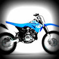 Yamaha TT R 125 LW 2009 5 motorbike A4 Photo Print