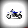 Yamaha TT R 50E TT R 50E 4 motorbike A4 Photo Print