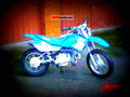 Yamaha TT R 90 2002 2 motorbike A4 Photo Print