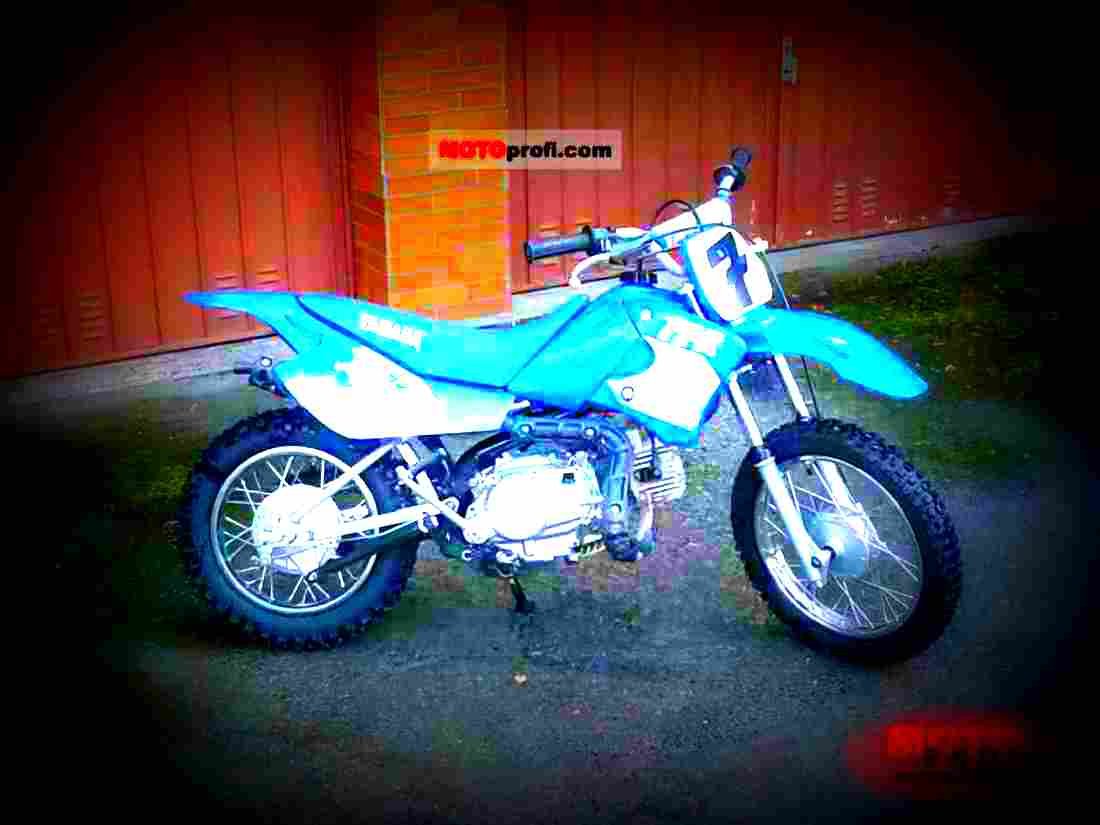 Yamaha TT R 90 2002 2 motorbike A4 Photo Print