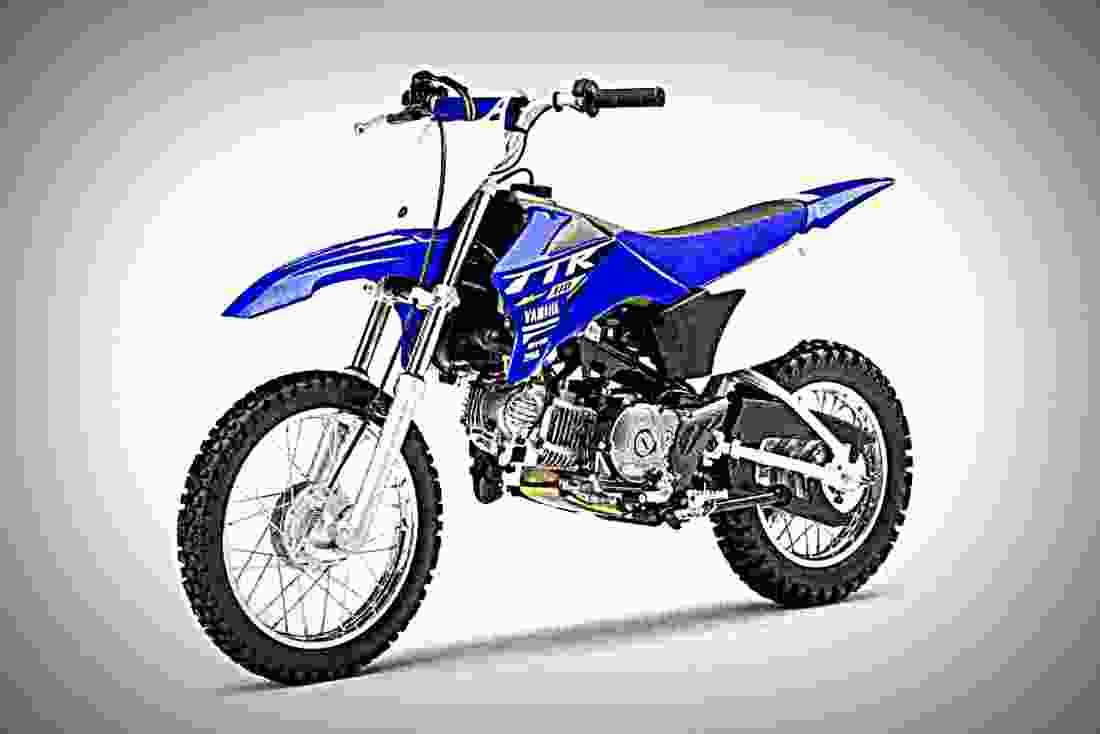 Yamaha TT R110E 2018 1 motorbike A4 Photo Print