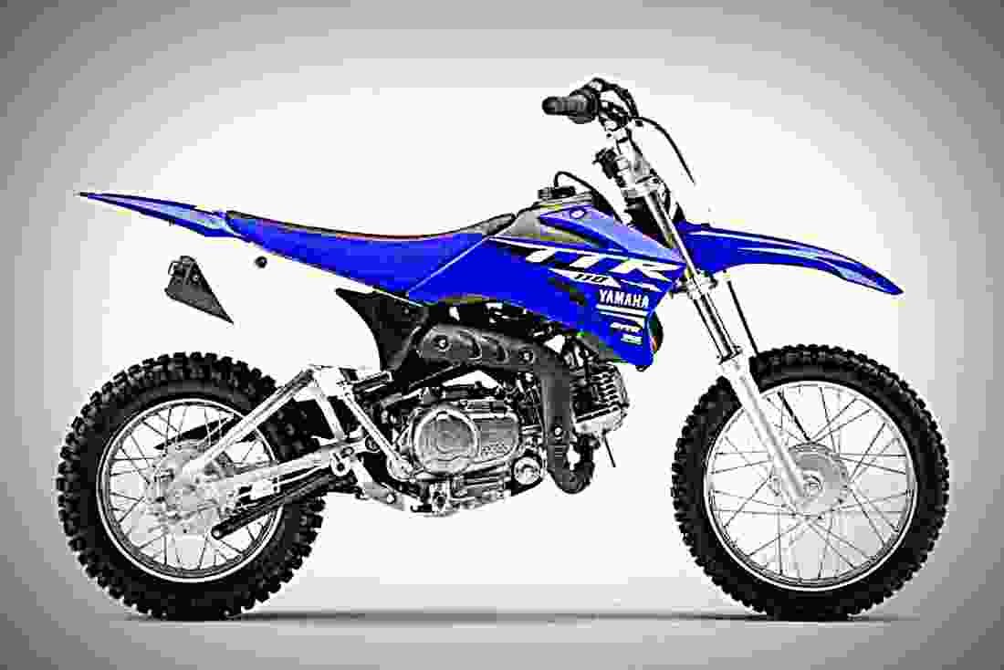 Yamaha TT R110E 2018 2 motorbike A4 Photo Print