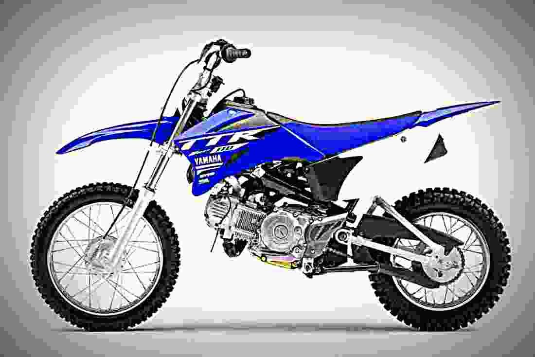 Yamaha TT R110E 2018 3 motorbike A4 Photo Print