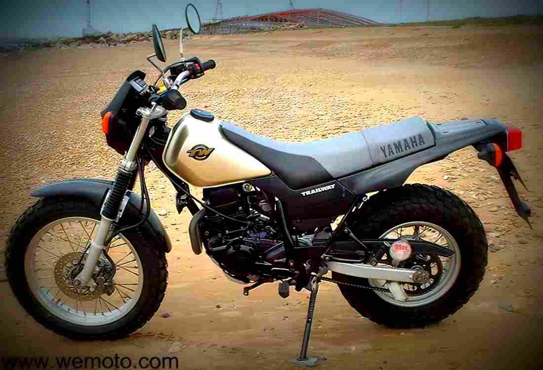 Yamaha TW 125 2001 5 motorbike A4 Photo Print