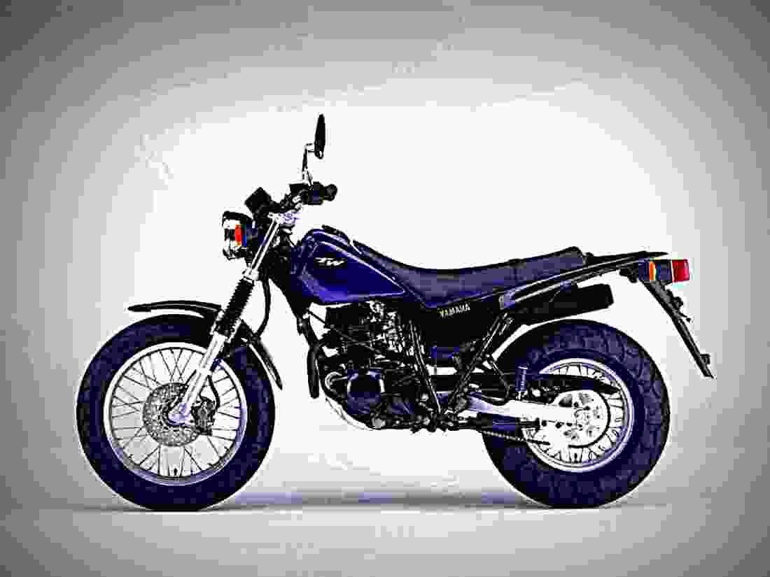 Yamaha TW 125 2003 1 motorbike A4 Photo Print