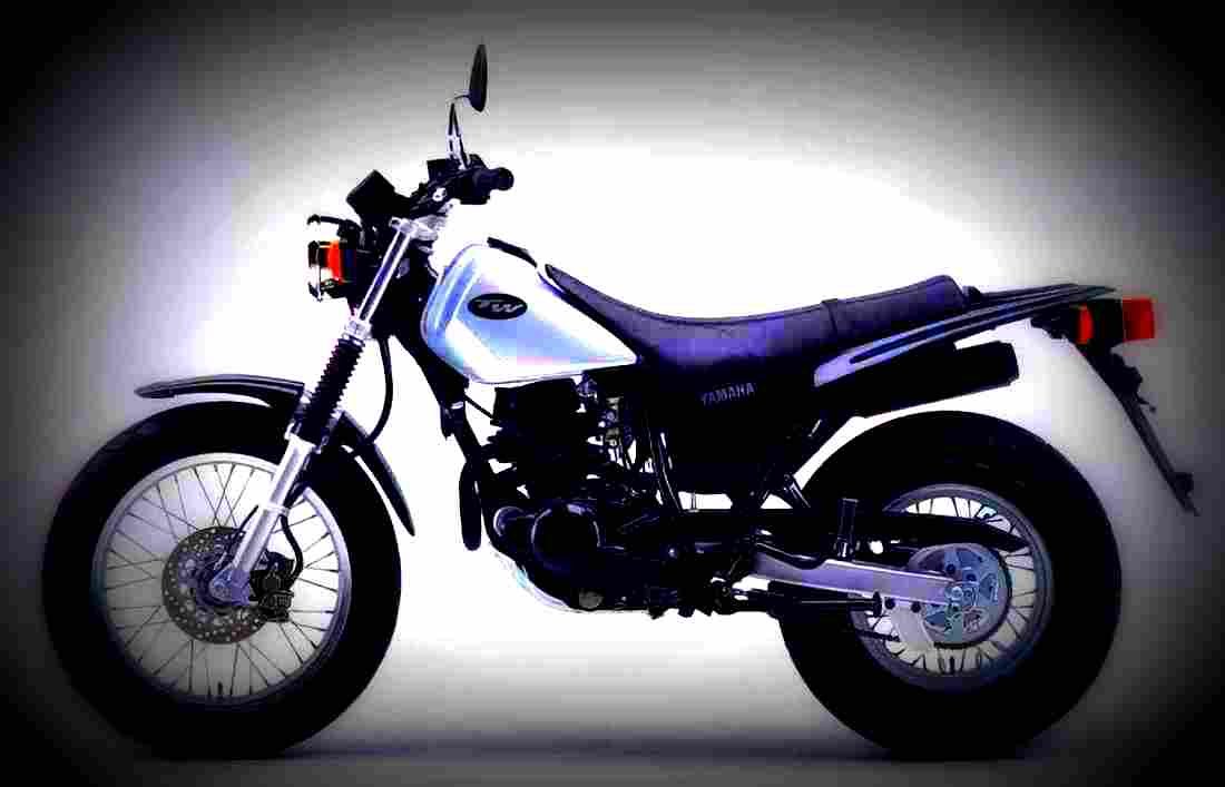 Yamaha TW 125 2003 3 motorbike A4 Photo Print
