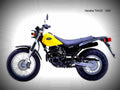 Yamaha TW 125 2003 5 motorbike A4 Photo Print