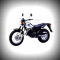 Yamaha TW 125 2003 6 motorbike A4 Photo Print