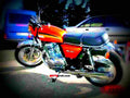 Yamaha TX 750 1974 3 motorbike A4 Photo Print