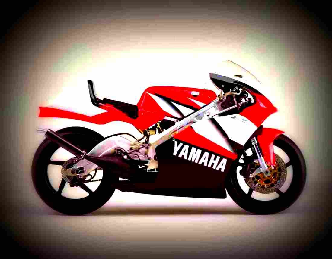 Yamaha TZ 250 2002 4 motorbike A4 Photo Print