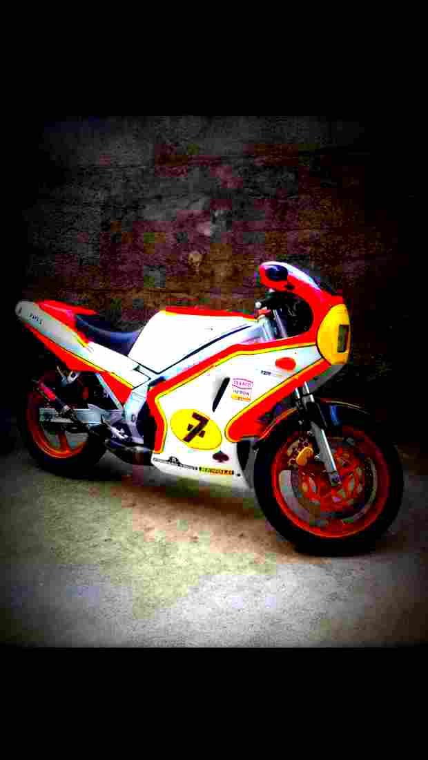 Yamaha TZR 250 1987 5 motorbike A4 Photo Print