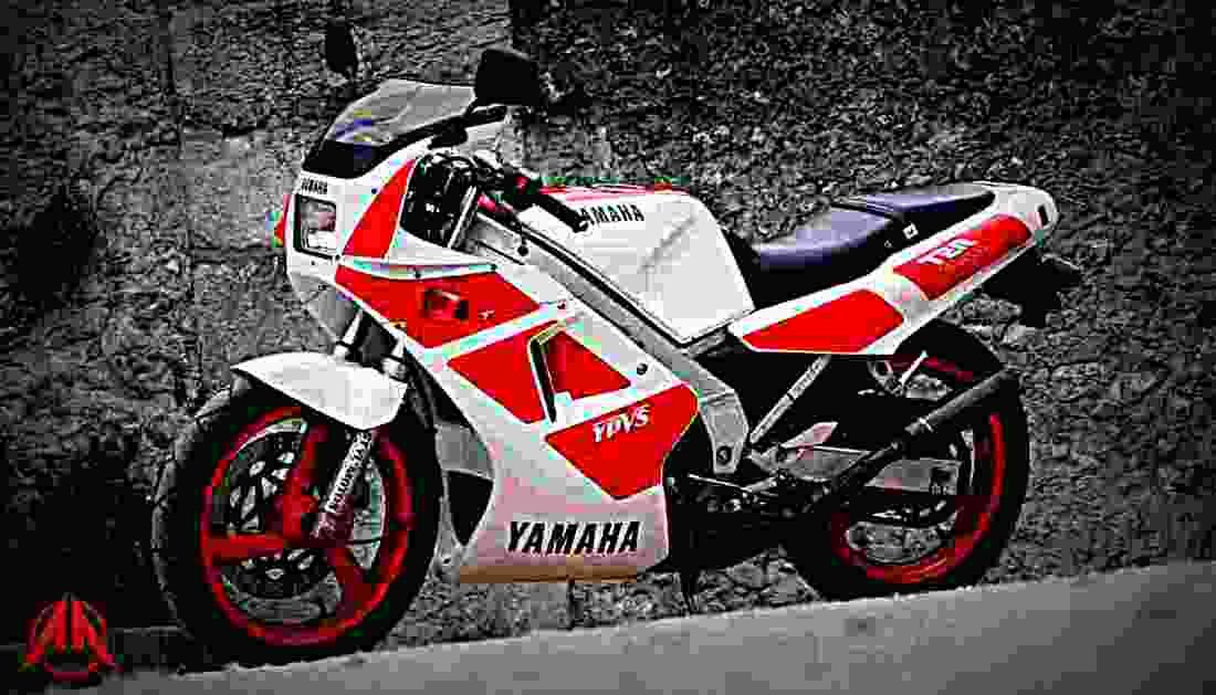 Yamaha TZR 250 1989 1 motorbike A4 Photo Print