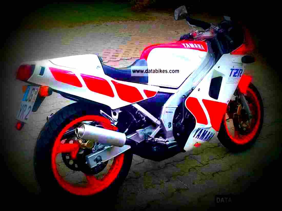 Yamaha TZR 250 1989 2 motorbike A4 Photo Print