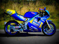 Yamaha TZR 250 1989 6 motorbike A4 Photo Print