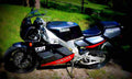 Yamaha TZR 250 1990 5 motorbike A4 Photo Print