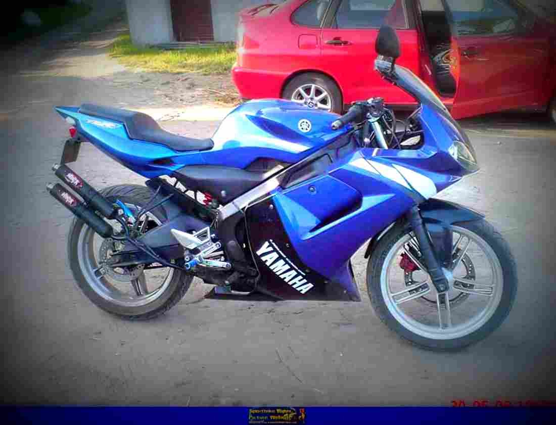 Yamaha TZR 50 2003 3 motorbike A4 Photo Print