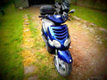 Yamaha Teos 125 125cc 3 motorbike A4 Photo Print