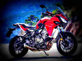Yamaha Tracer 700 2017 1 motorbike A4 Photo Print