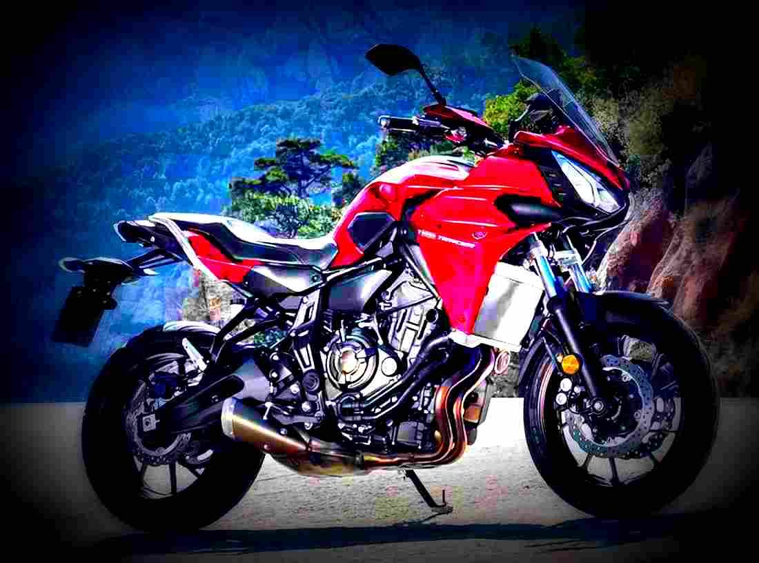 Yamaha Tracer 700 2017 1 motorbike A4 Photo Print