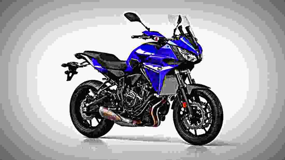 Yamaha Tracer 700 2017 3 motorbike A4 Photo Print