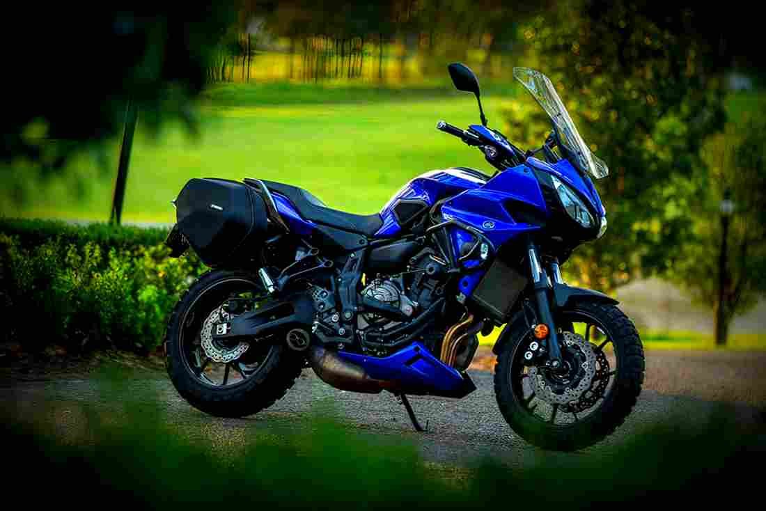 Yamaha Tracer 700 2017 4 motorbike A4 Photo Print