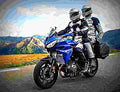 Yamaha Tracer 700 2018 4 motorbike A4 Photo Print
