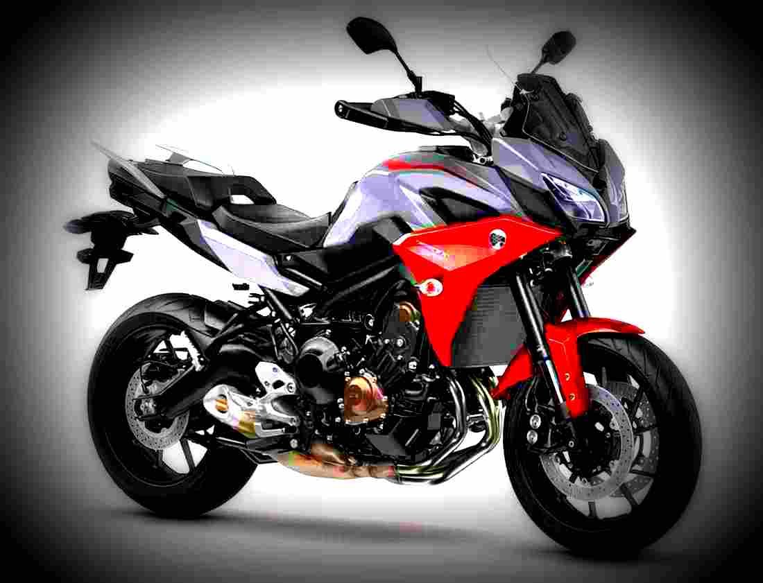 Yamaha Tracer 700 2019 3 motorbike A4 Photo Print