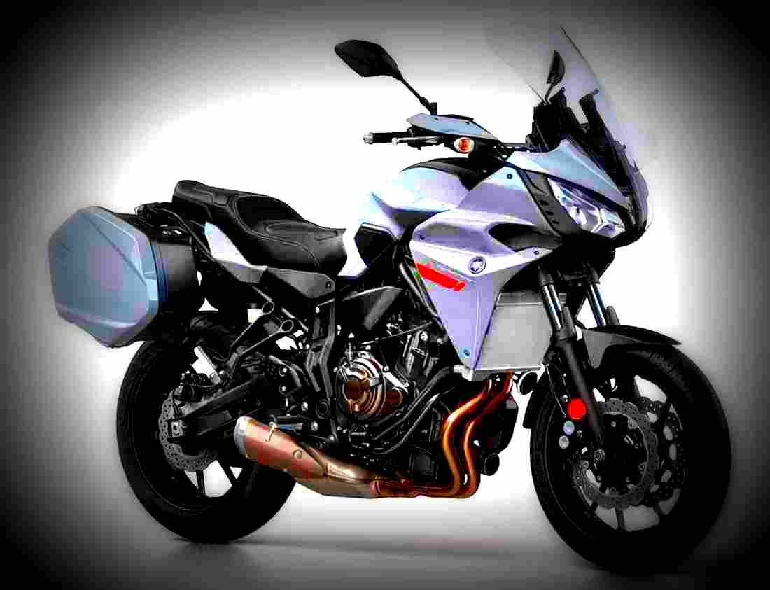 Yamaha Tracer 700 GT 2019 4 motorbike A4 Photo Print