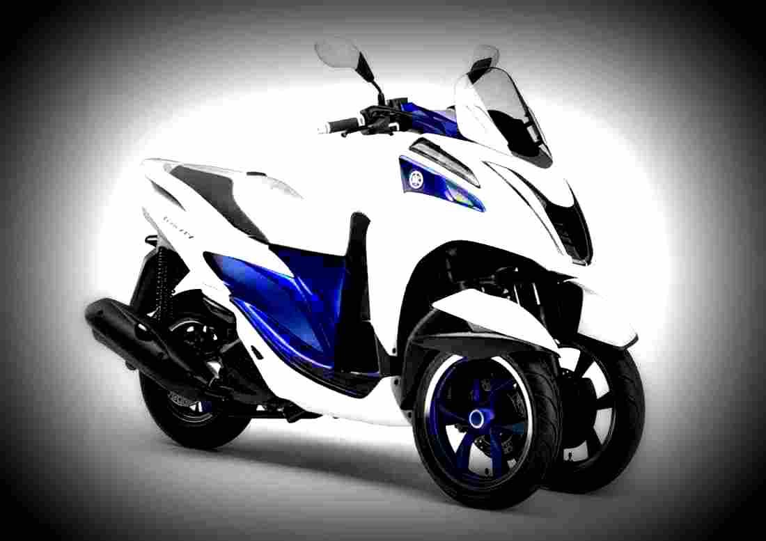 Yamaha Tricity 125cc 4 motorbike A4 Photo Print