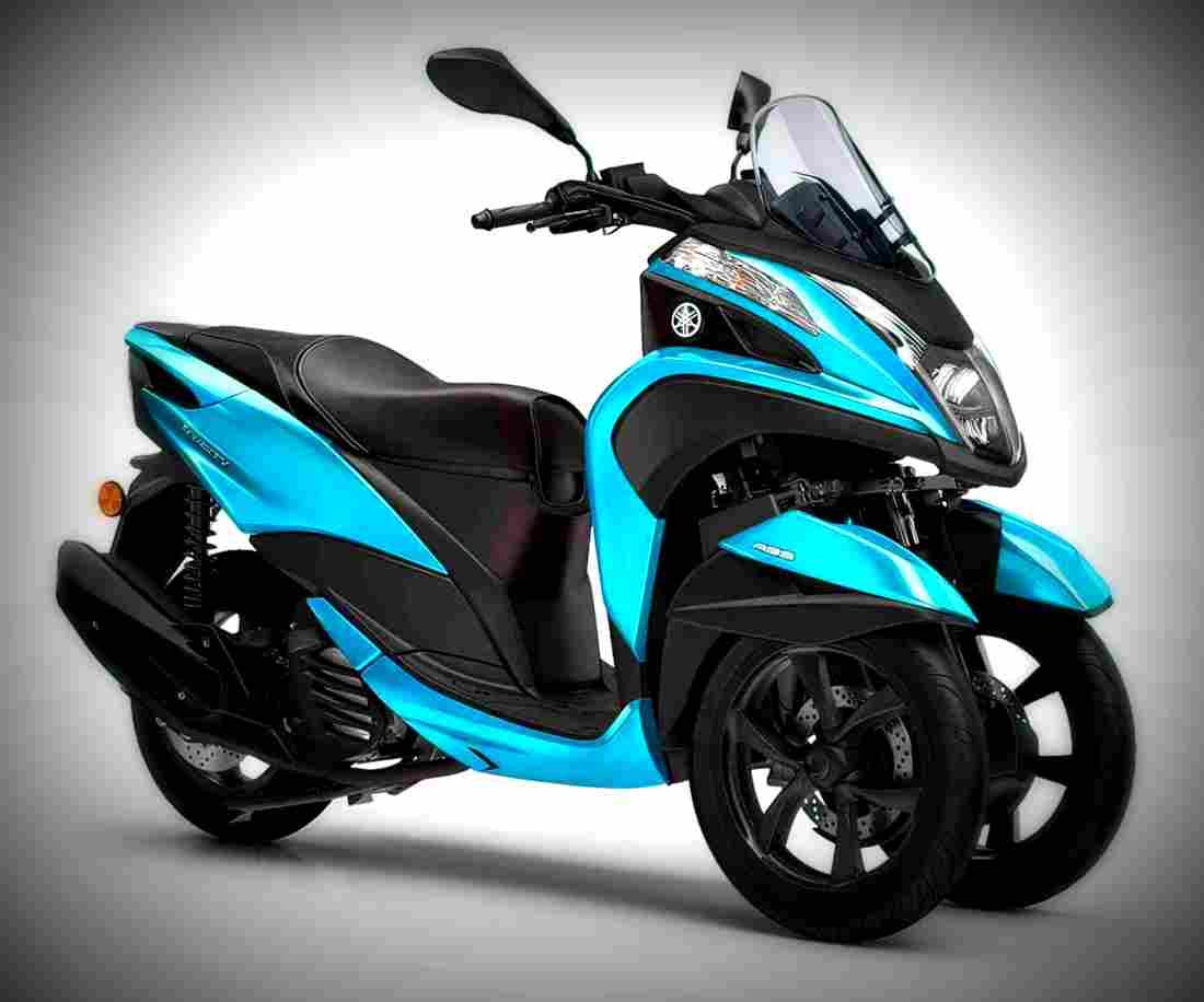 Yamaha Tricity 2017 3 motorbike A4 Photo Print