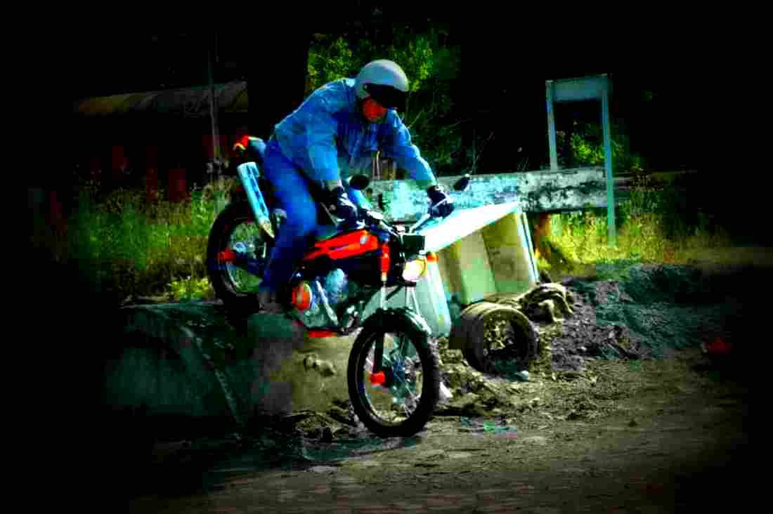 Yamaha Tricker 250 Tricker 250 5 motorbike A4 Photo Print