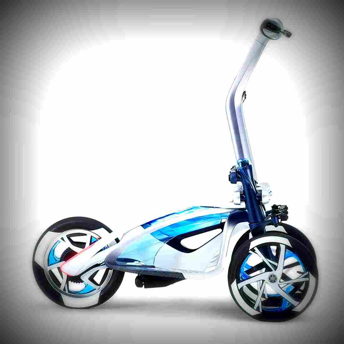 Yamaha Tritown 2018 2 motorbike A4 Photo Print