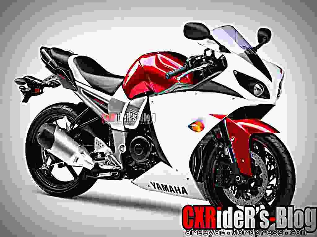 Yamaha Try Try 5 motorbike A4 Photo Print
