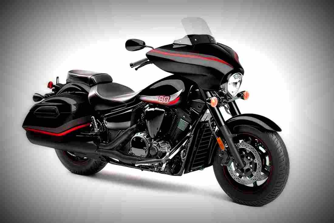 Yamaha V Star 1300 Deluxe 2018 1 motorbike A4 Photo Print