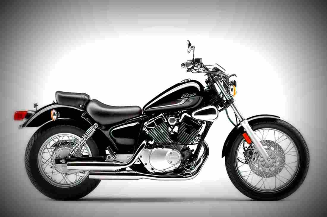 Yamaha V Star 250 2018 2 motorbike A4 Photo Print