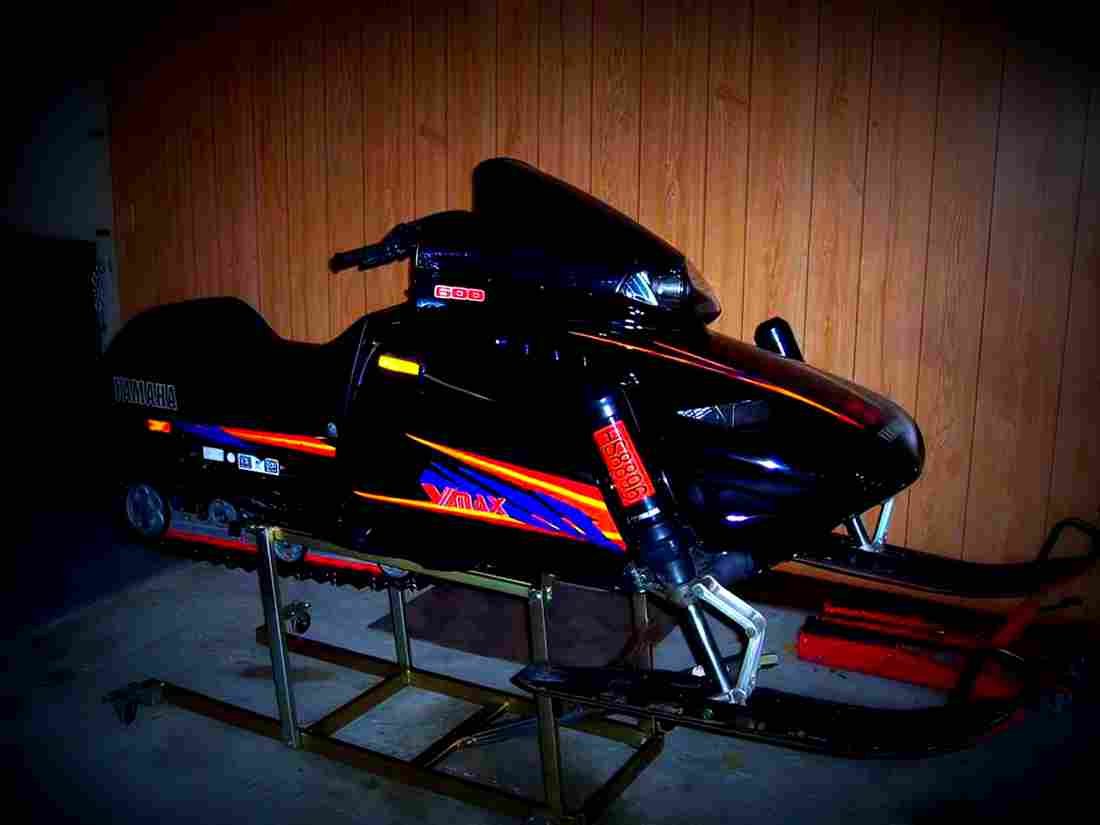 Yamaha V max 600 600cc 3 motorbike A4 Photo Print