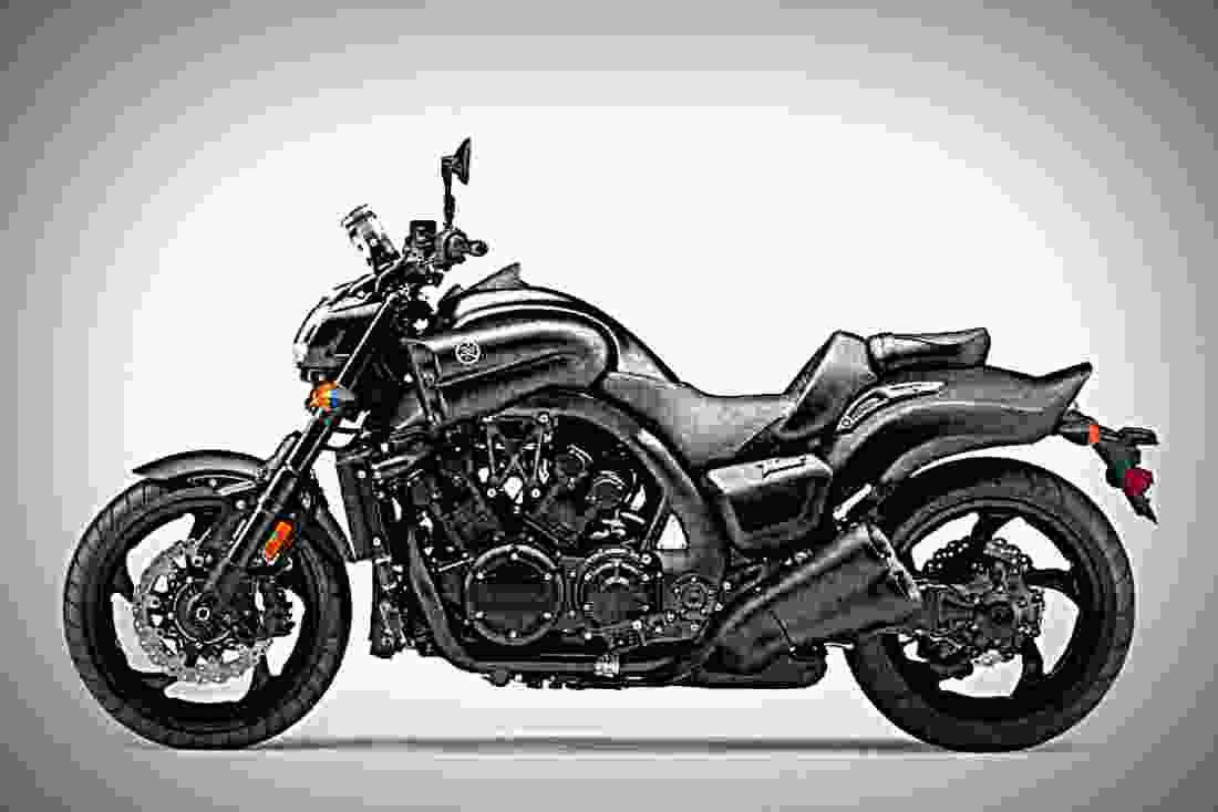 Yamaha VMAX 2017 2 motorbike A4 Photo Print