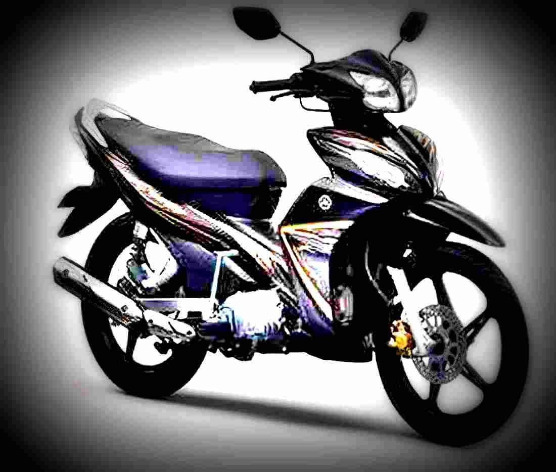Yamaha Vega 2018 3 motorbike A4 Photo Print