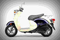 Yamaha Vino 50 2017 1 motorbike A4 Photo Print