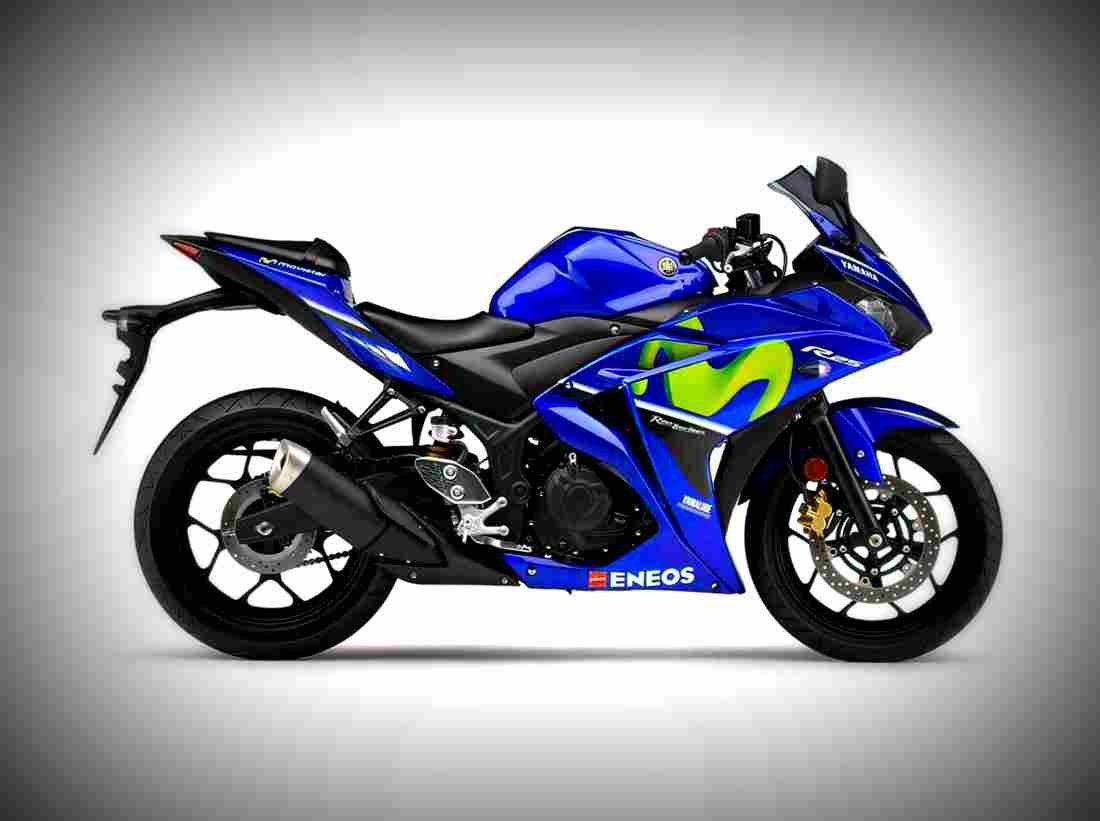 Yamaha Vixion Yamaha Movistar 2018 3 motorbike A4 Photo Print
