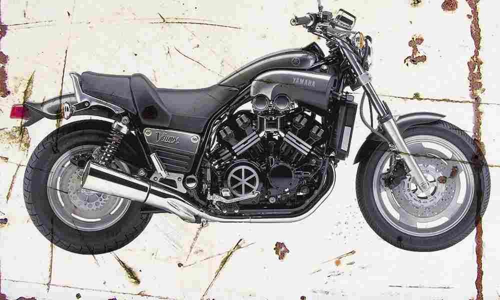 Yamaha Vmax 1999 Aged Vintage A4 Photo Print