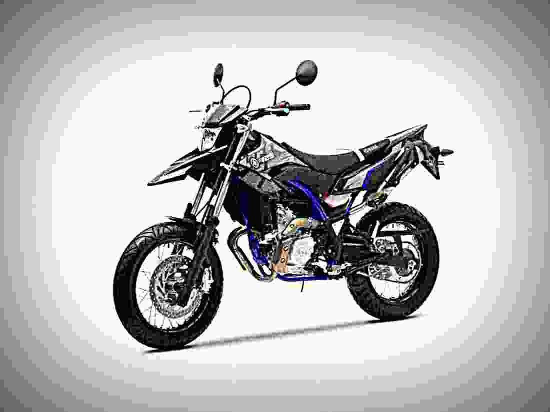 Yamaha WR 125 X WR 125 X 3 motorbike A4 Photo Print