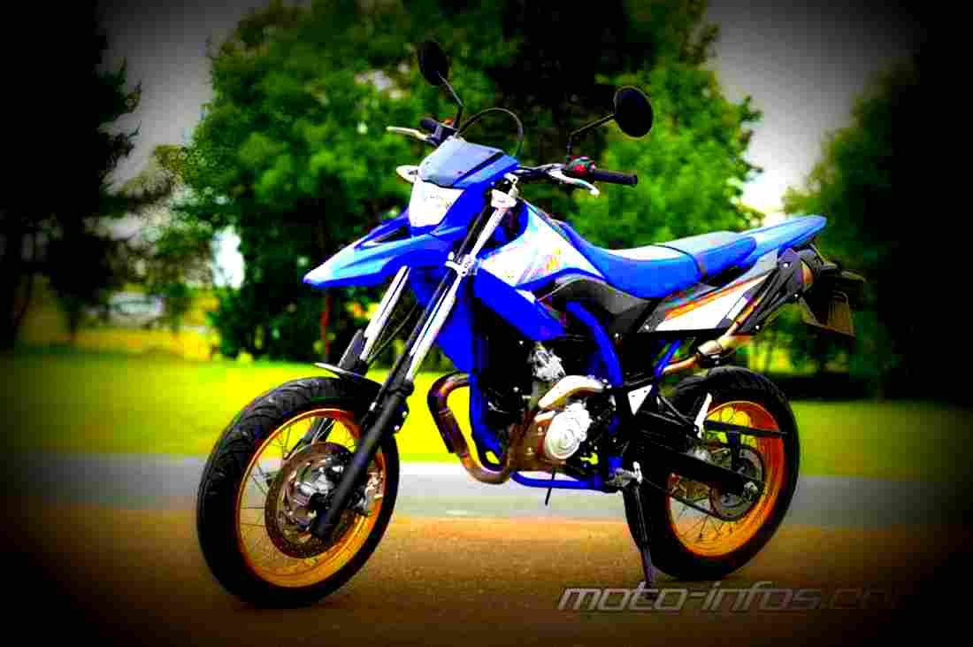 Yamaha WR 125 X WR 125 X 4 motorbike A4 Photo Print