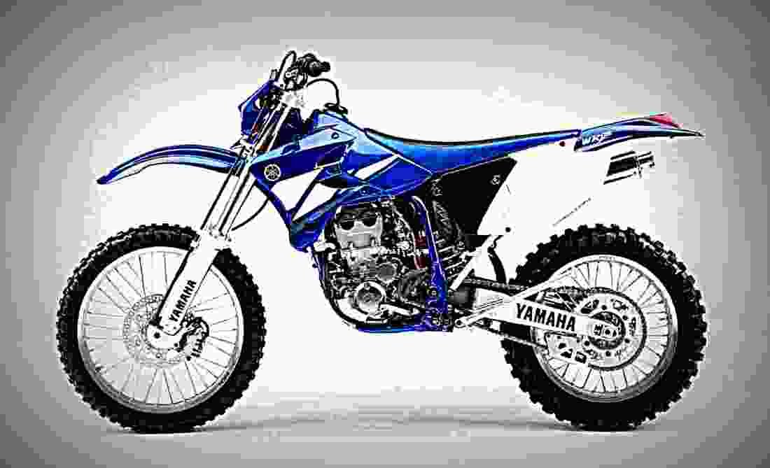Yamaha WR 250 F 2002 2 motorbike A4 Photo Print