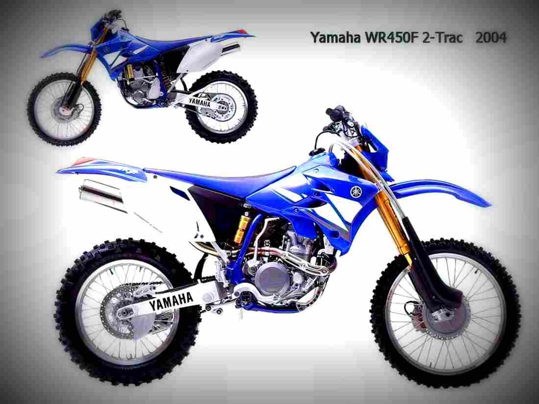 Yamaha WR 450F WR 450F 2 motorbike A4 Photo Print