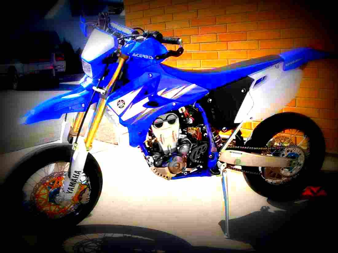 Yamaha WR 450F WR 450F 3 motorbike A4 Photo Print