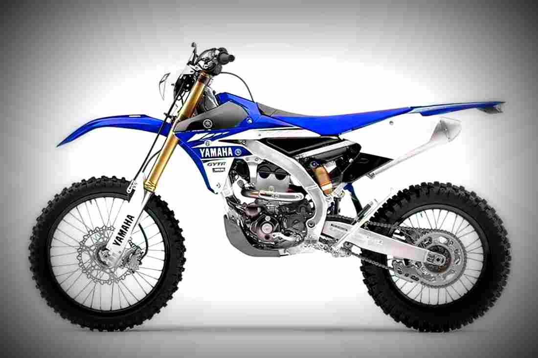 Yamaha WR250F 2017 3 motorbike A4 Photo Print