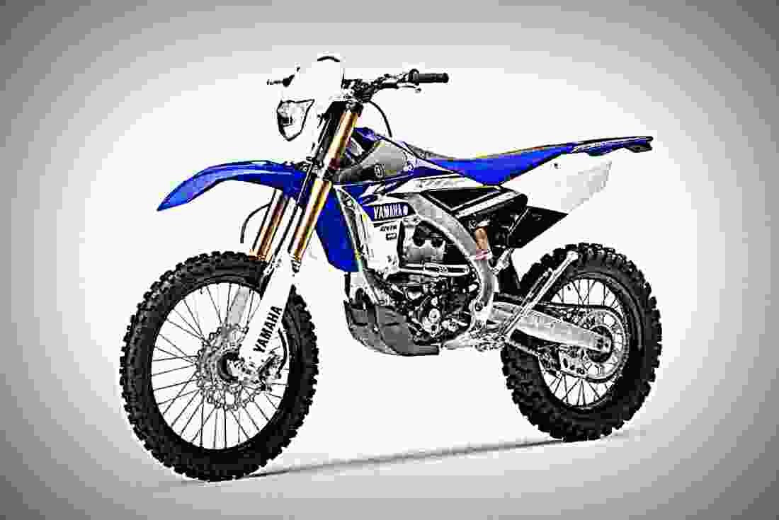 Yamaha WR250F 2017 4 motorbike A4 Photo Print