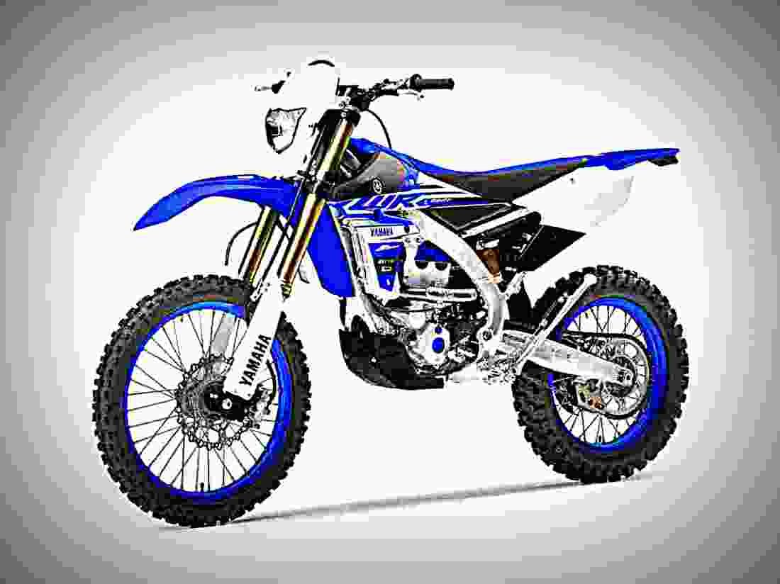 Yamaha WR250F 2019 1 motorbike A4 Photo Print