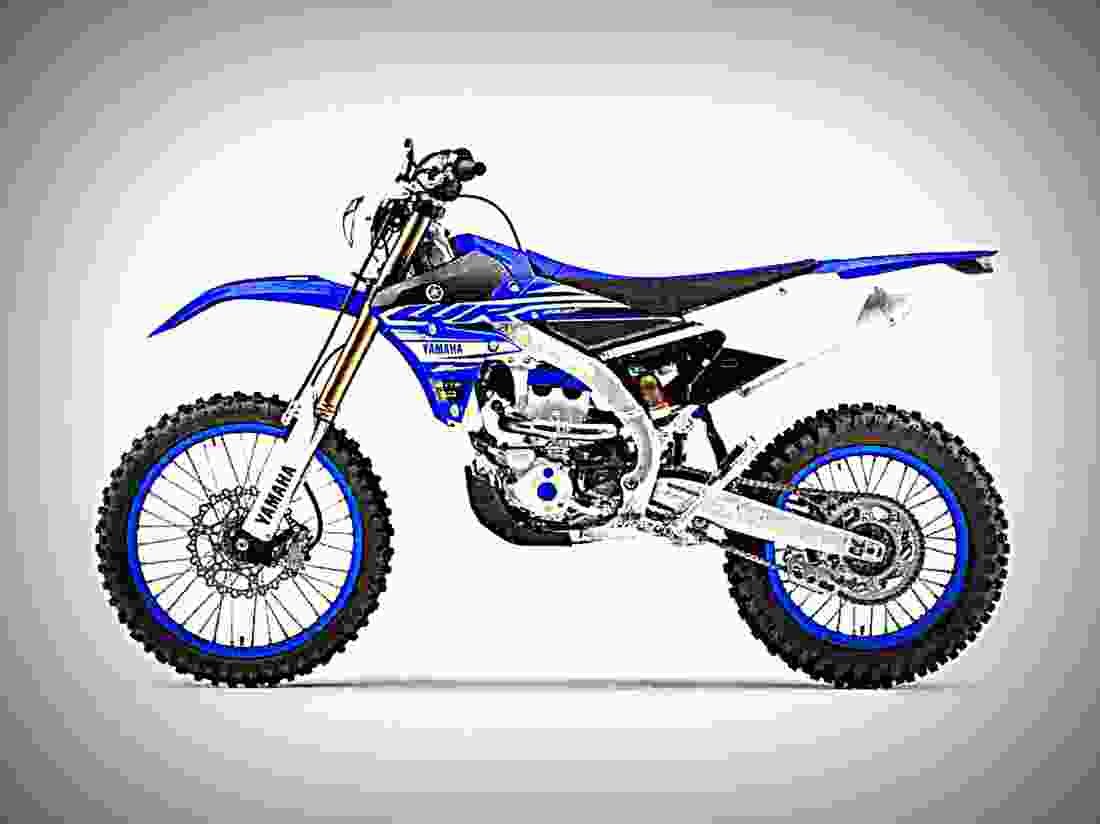 Yamaha WR250F 2019 2 motorbike A4 Photo Print